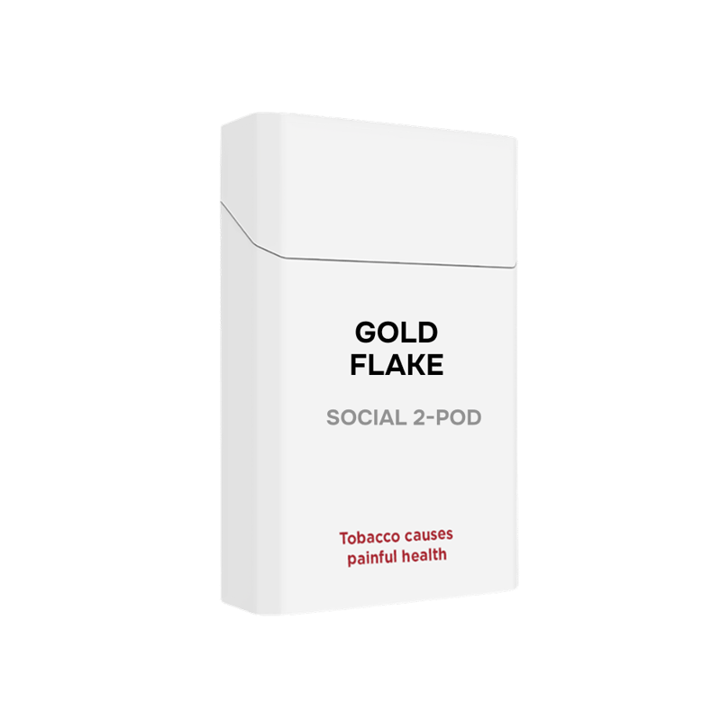 Gold Flake Social 2-Pod (20 pcs) (1 Pack)