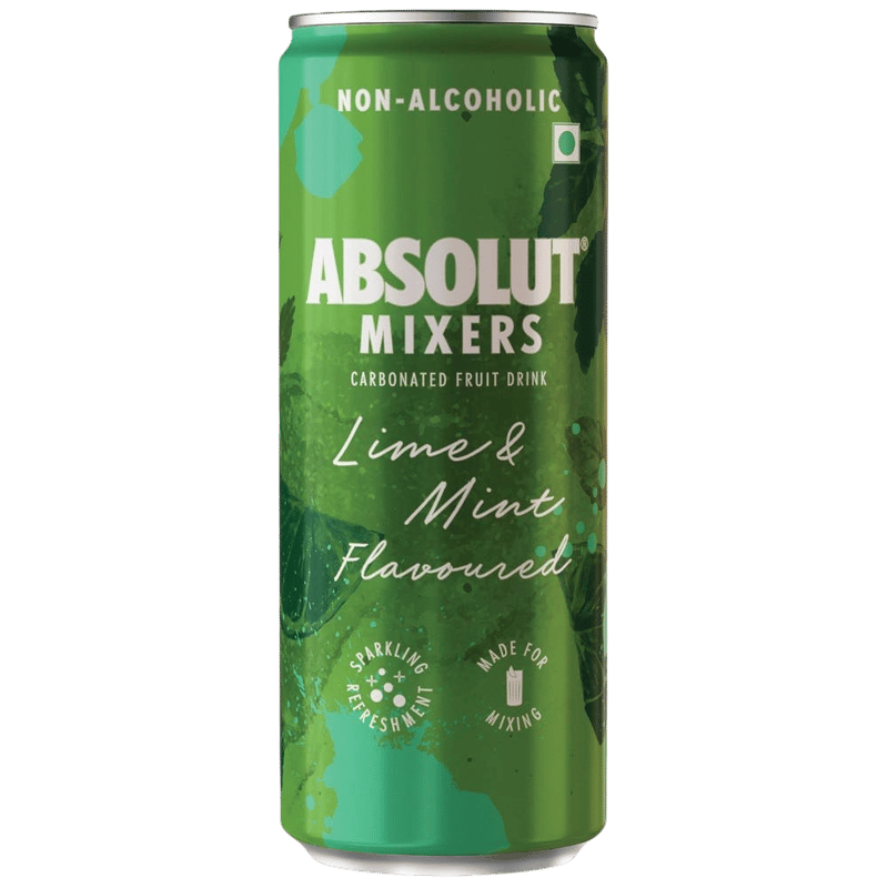 Gourmet Absolut Lime and Mint Mixers (250 ml)