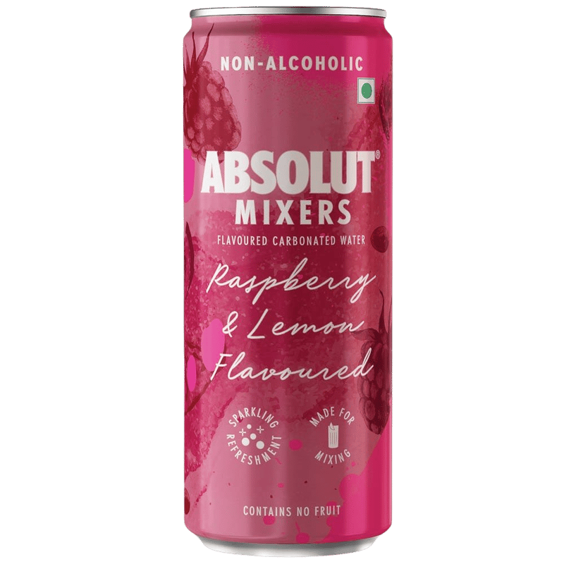 Gourmet Absolut Raspberry and Lemon Mixers (250 ml)