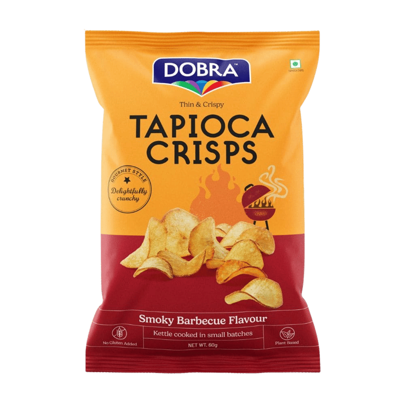Gourmet Dobra Tapioca Chips Smoky Barbeque Flavour (60 g)