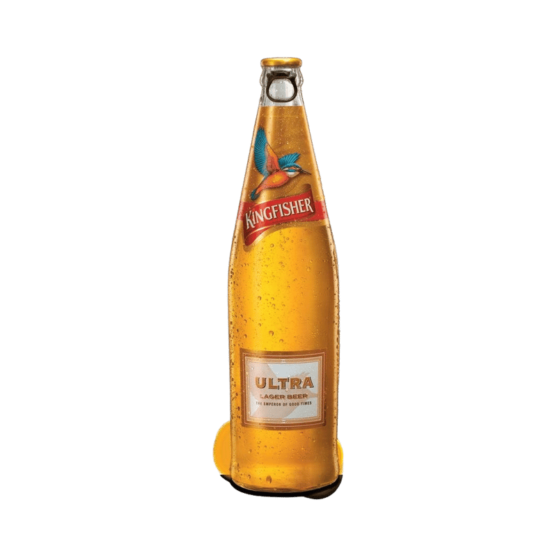 Kingfisher Ultra Lager Beer Bottle (650 ml)