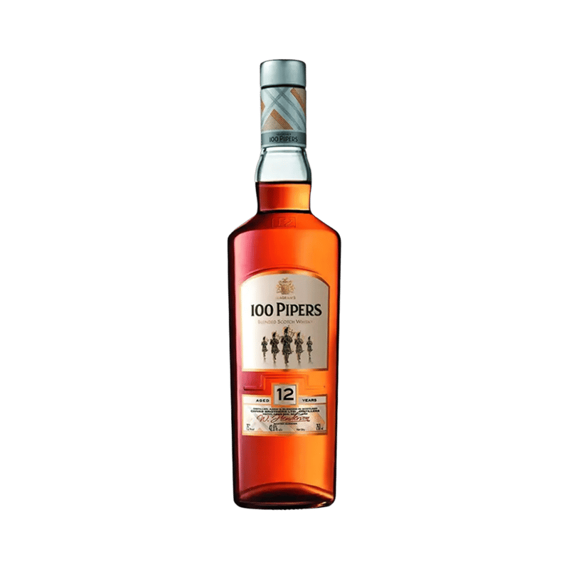 Seagrams 100 Pipers Blended Scotch Whisky Aged 12 Years (750 ml)